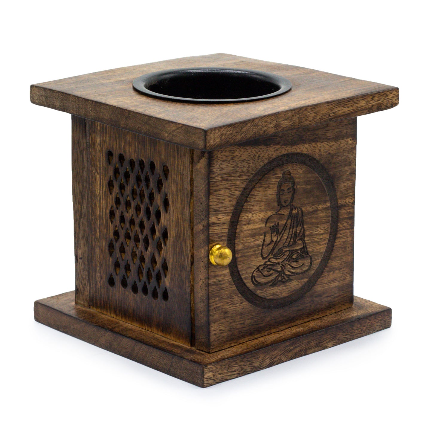 Mango Wood Oil Burner - Elephant