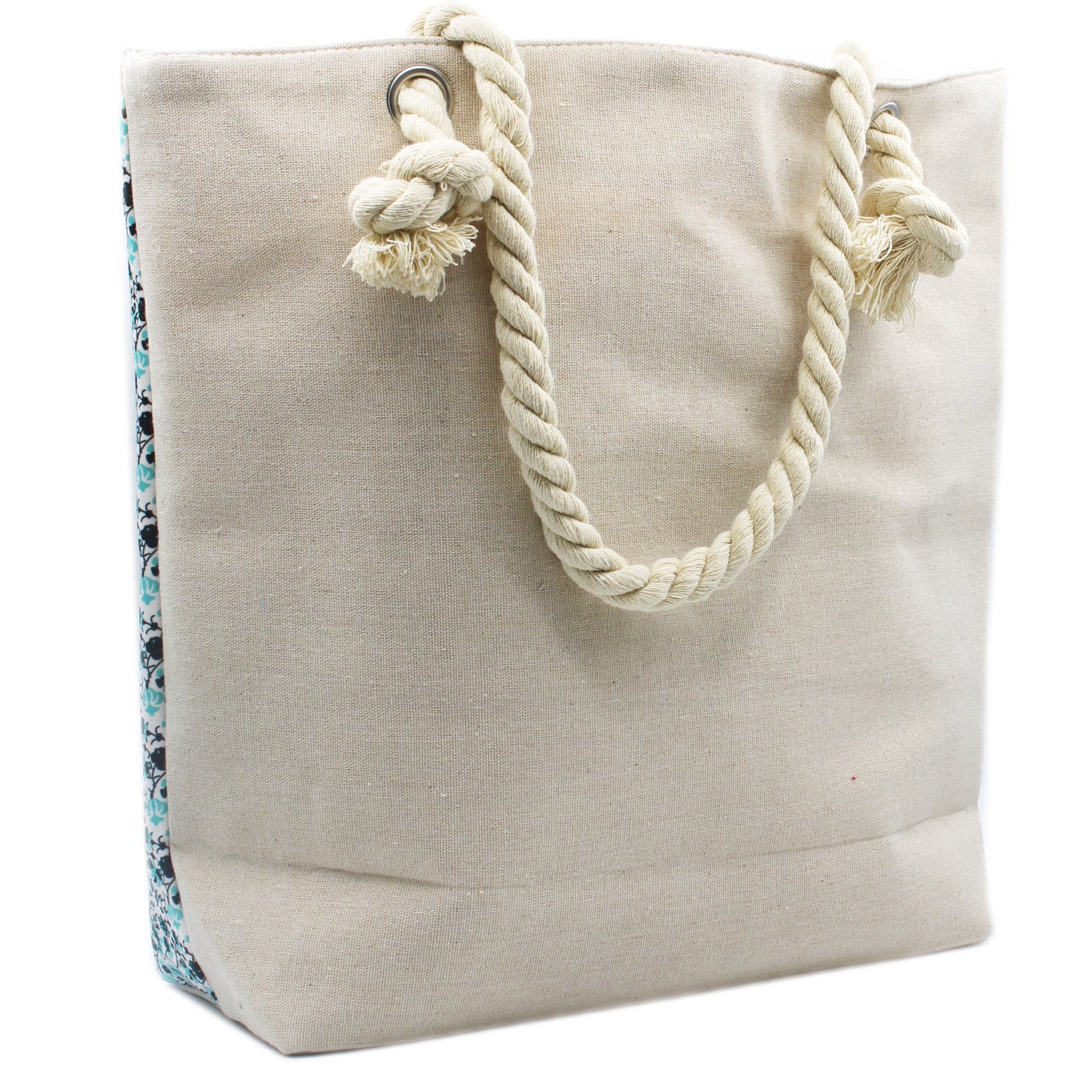 Tas met Koordhandvat Mandala - Hemelsblauw