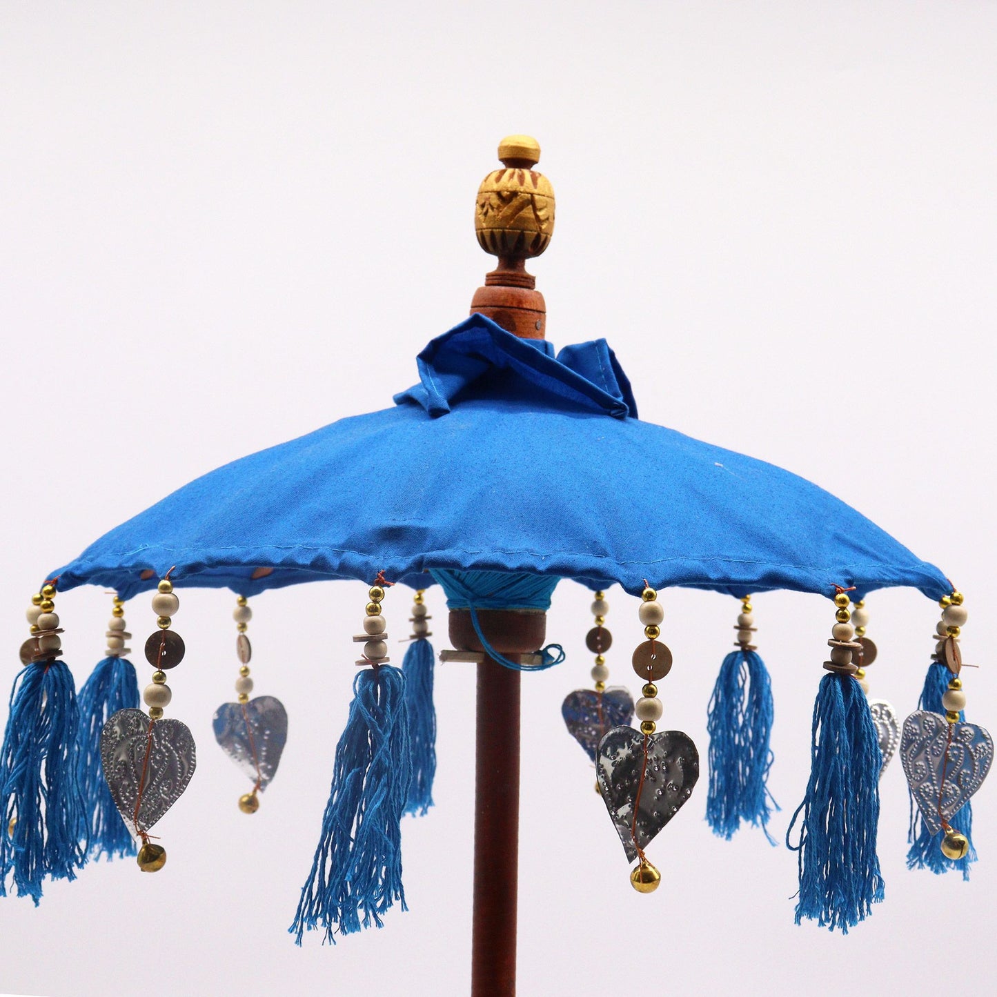 Blauwe Bali Tafelparasol