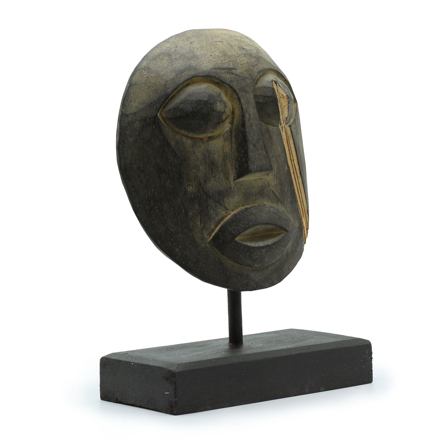 Timor Stammes-Dekomasker - Antik 27x20cm