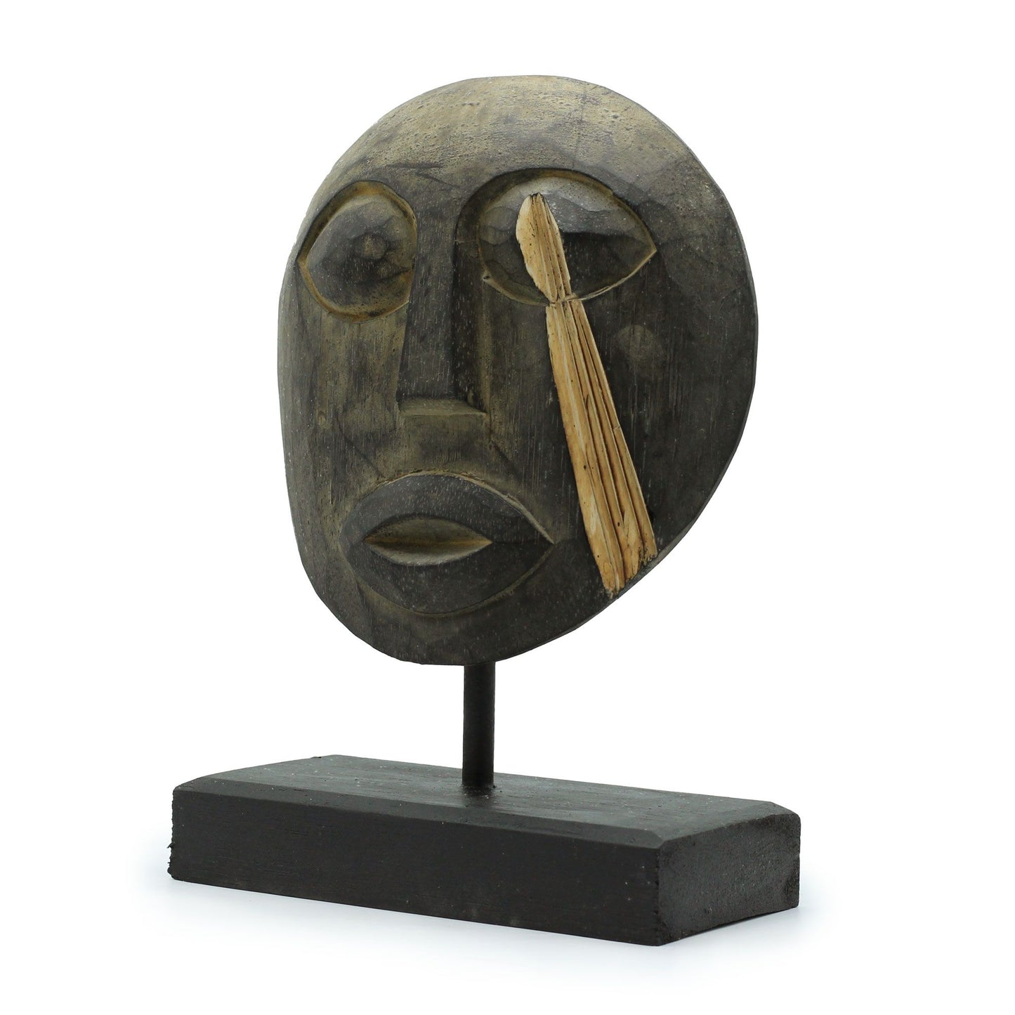 Timor Stammes-Dekomasker - Antik 27x20cm