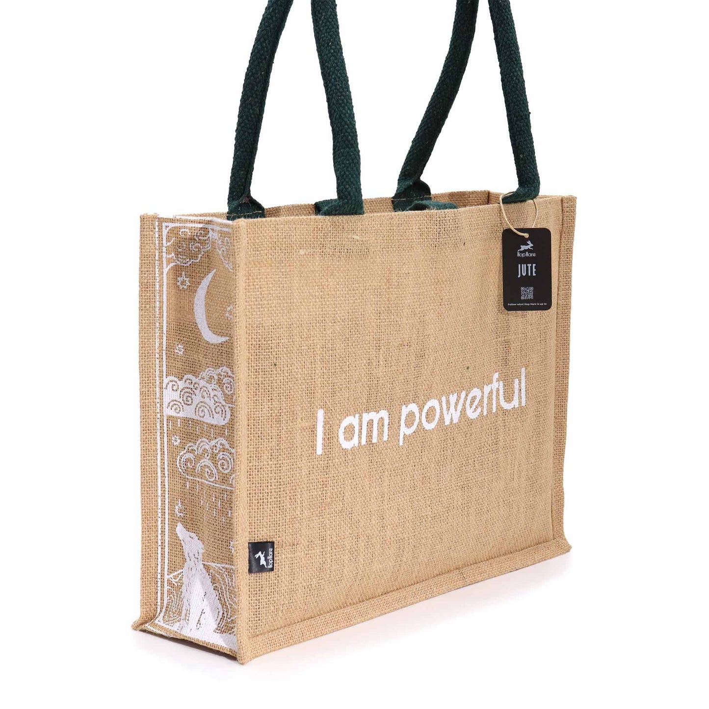 Hop Hare Jute Big Bag - Ich bin stark