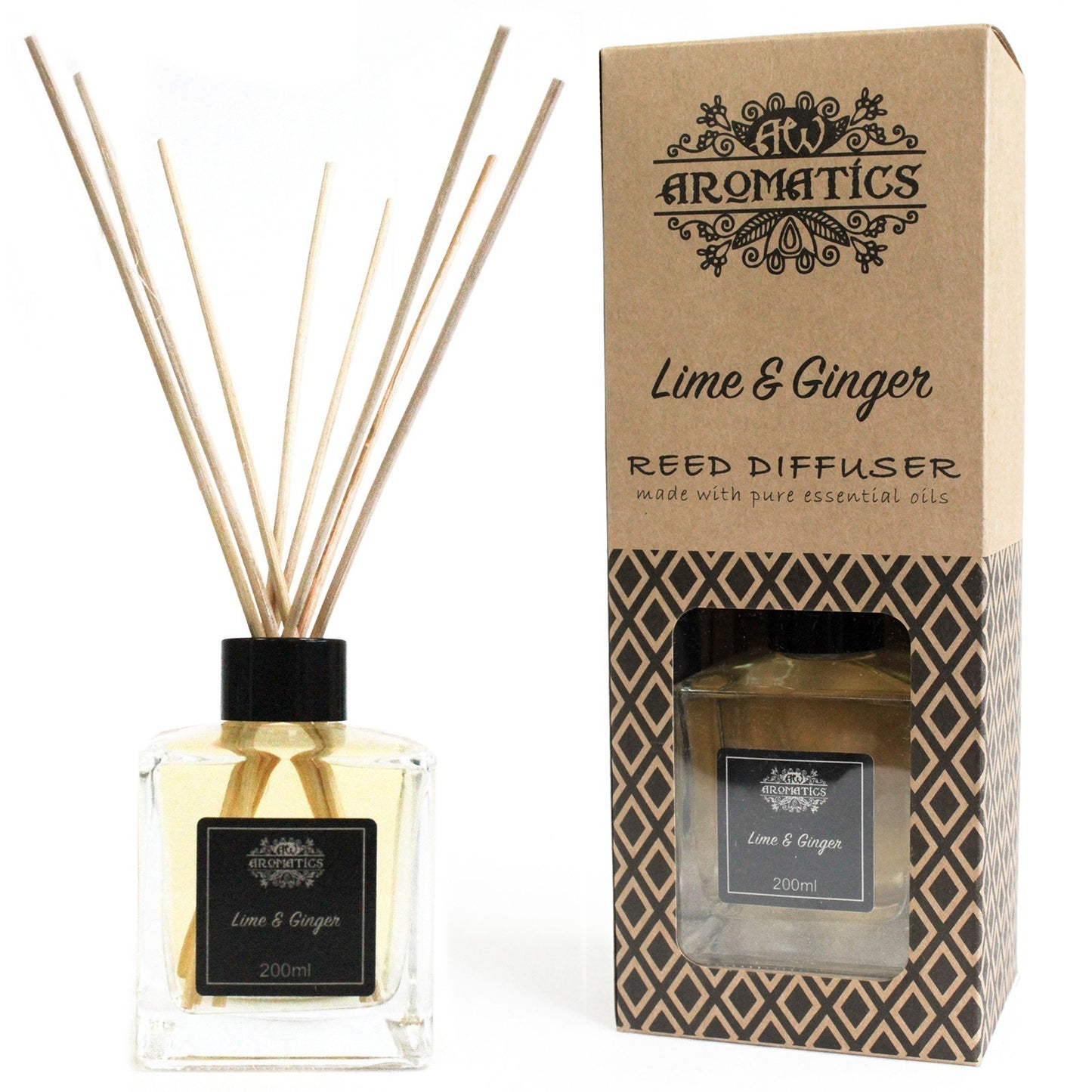 200ml Limette & Ingwer ätherisches Öl-Diffuser