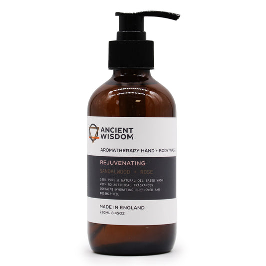 Sandalhout & Roos Hand- en Lichaamswas 250ml