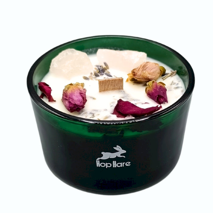 Hop Hare Crystal Magic Bloemkaars - De Minnaars