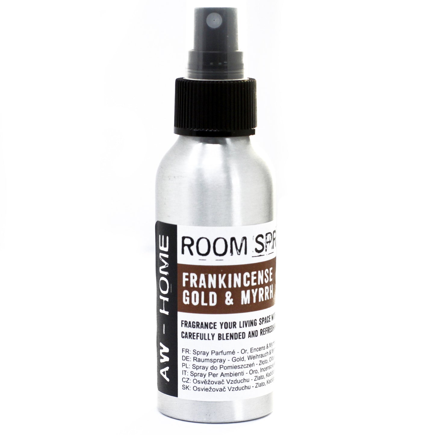 100ml Kamerluchtverfrisser - Goud, Wierook & Mirre