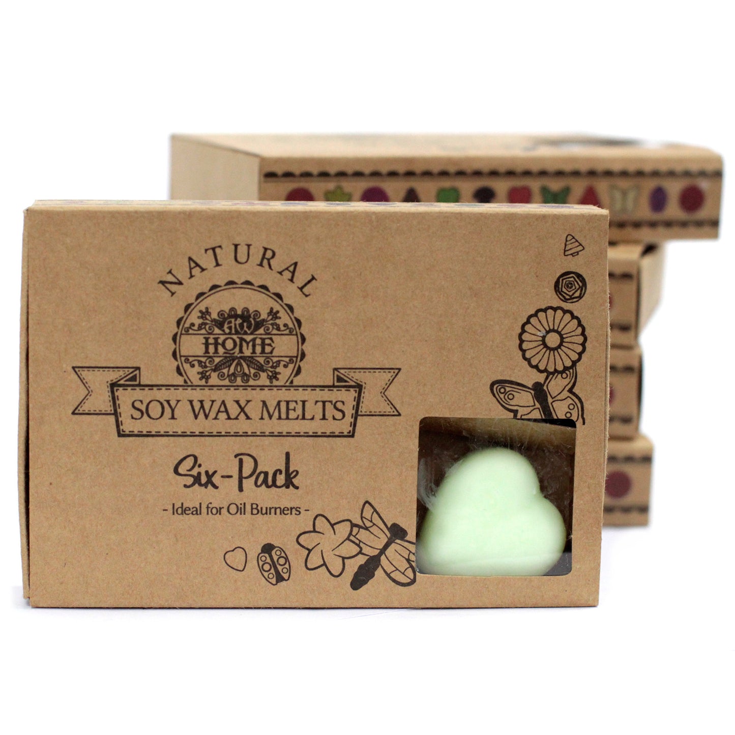 Cadeau Set van 6 Wax Smeltjes - Munt & Menthol