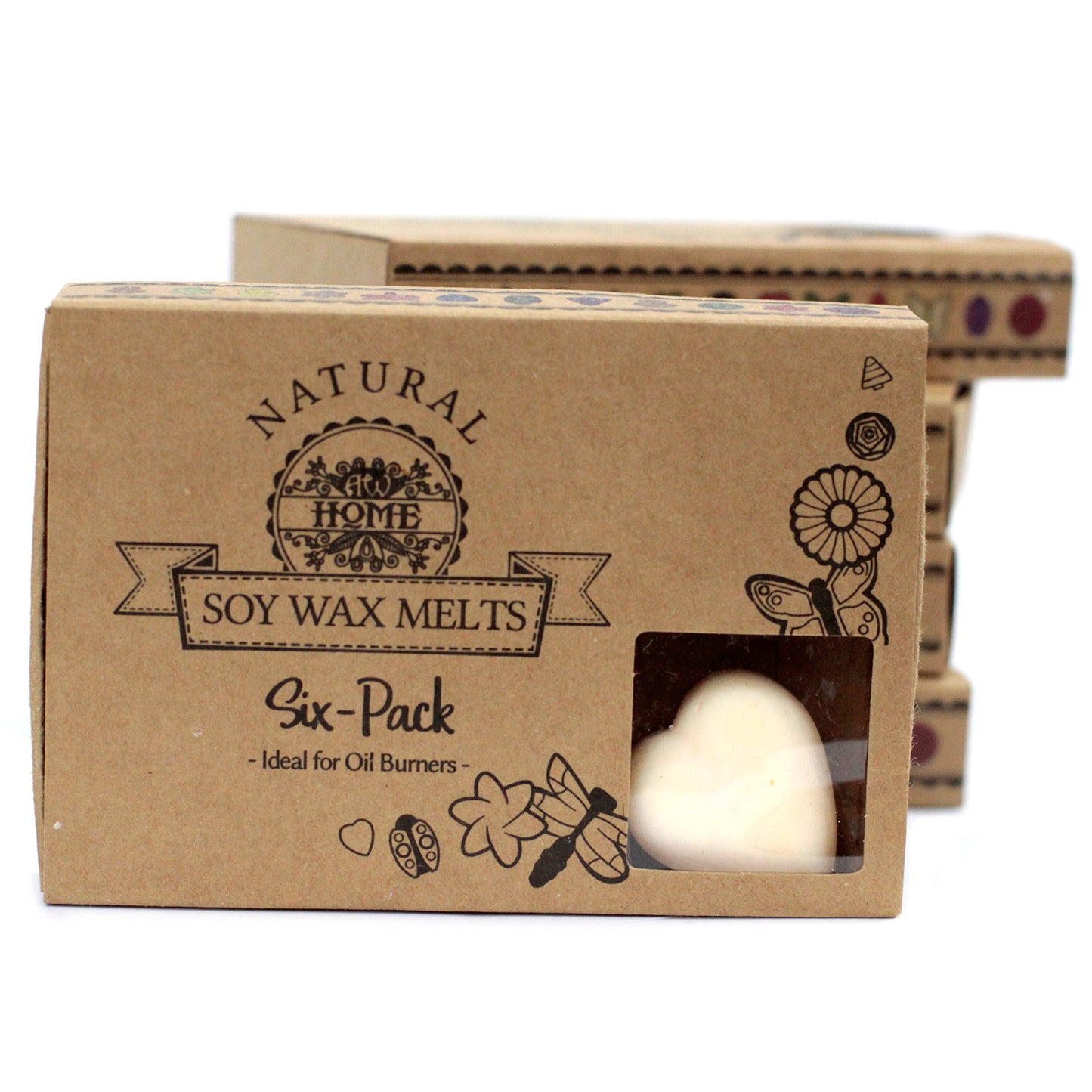 Cadeau Set van 6 Wax Smeltjes - Kaneel & Sinaasappel