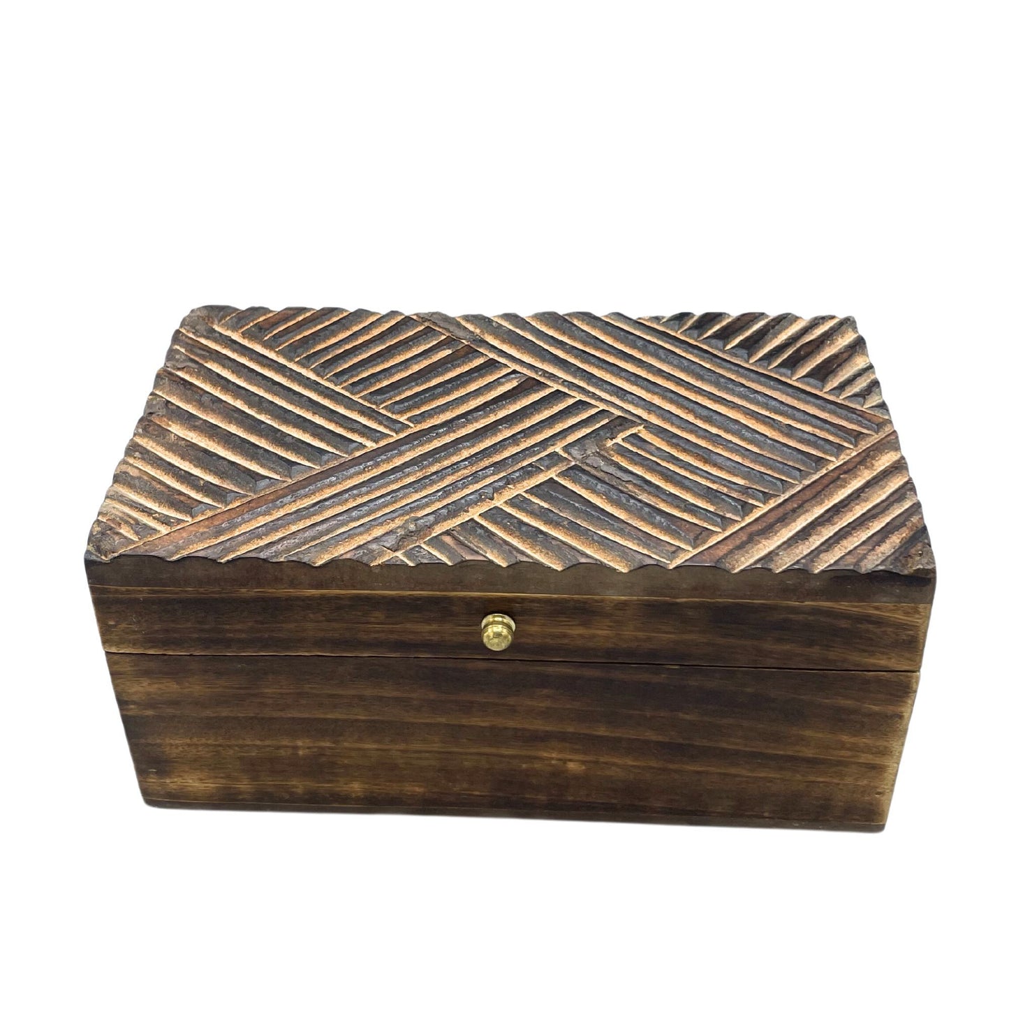 Vintage Deko - Mehrzweckbox - 22x12x10cm - Antike Linien