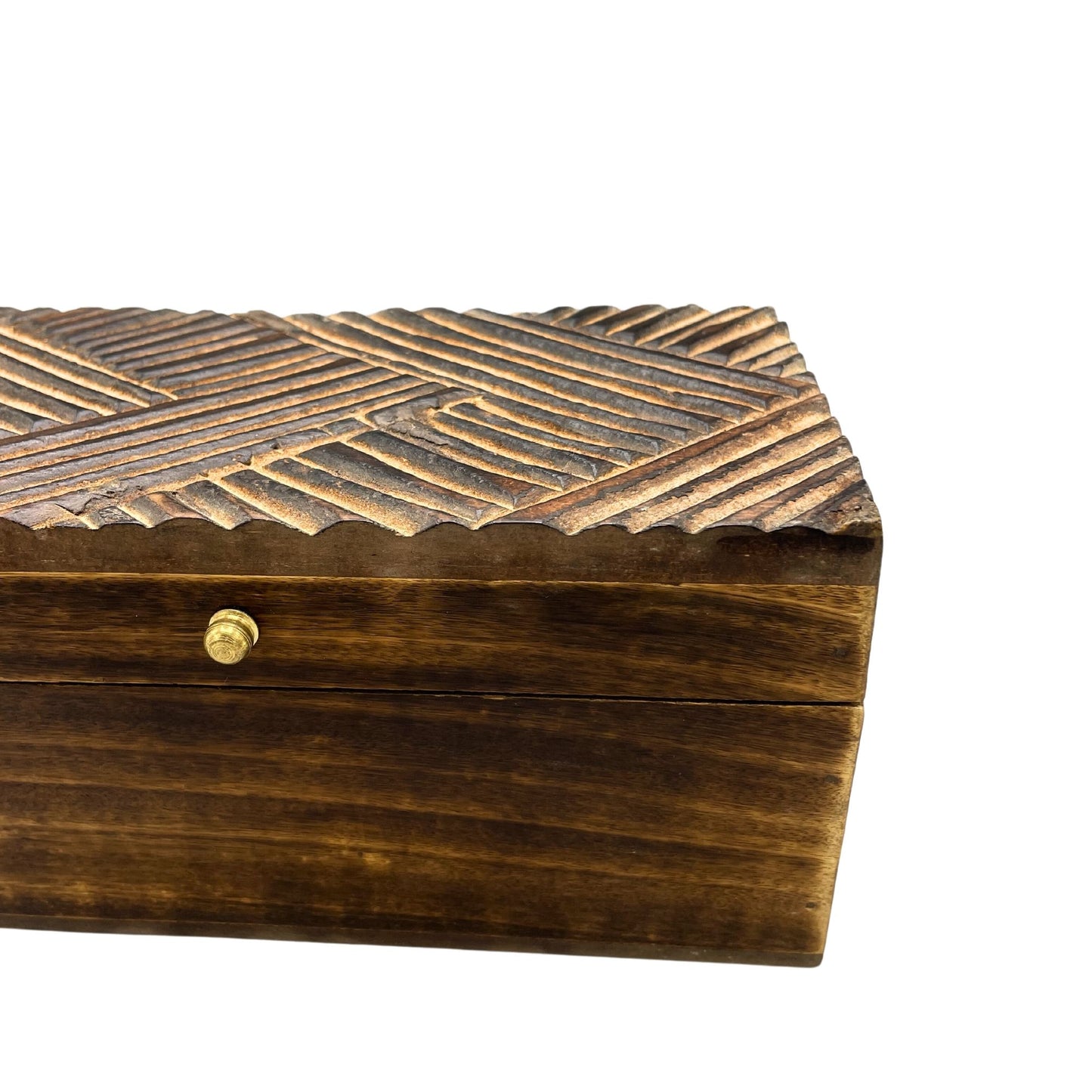 Vintage Deko - Mehrzweckbox - 22x12x10cm - Antike Linien