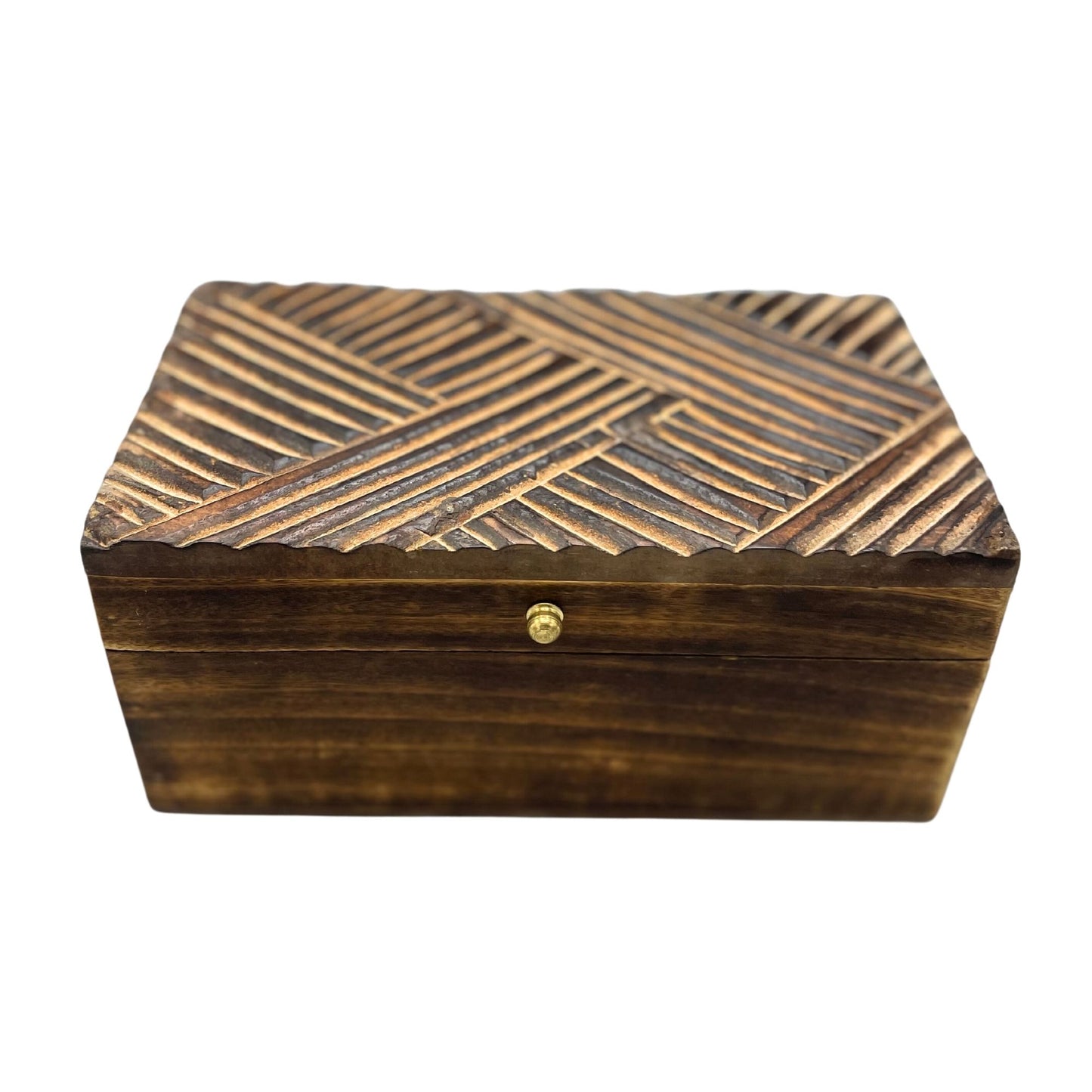 Vintage Deko - Mehrzweckbox - 22x12x10cm - Antike Linien