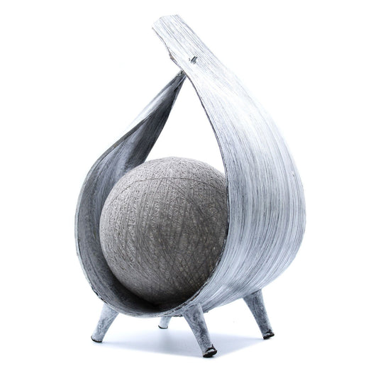 Natürliche Kokosnusslampe - Grauwäsche Überlappung
