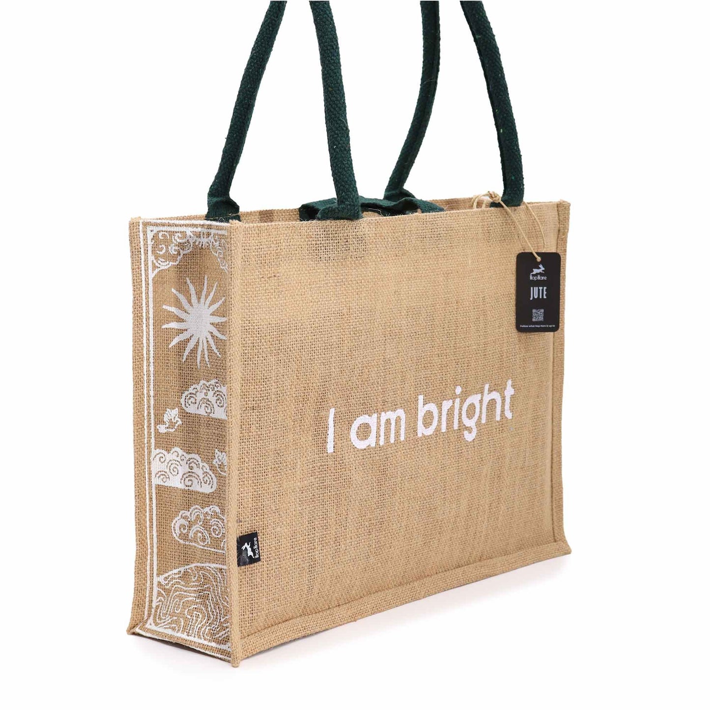 Hop Hare Jute Big Bag - Ich bin hell