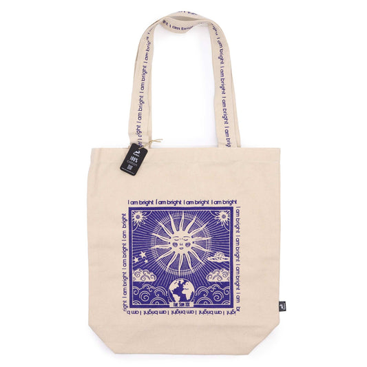 Hop Hare Tote Bag - Ich bin hell - Baumwollcanvas