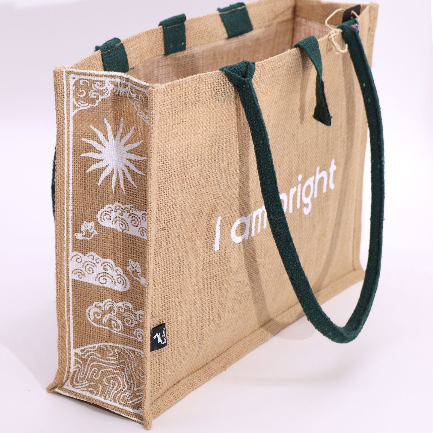 Hop Hare Jute Big Bag - Ich bin hell