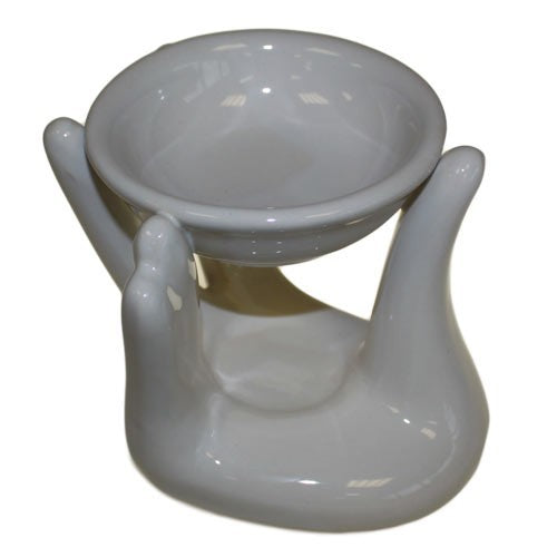 Helping Hand Oil Burner - White