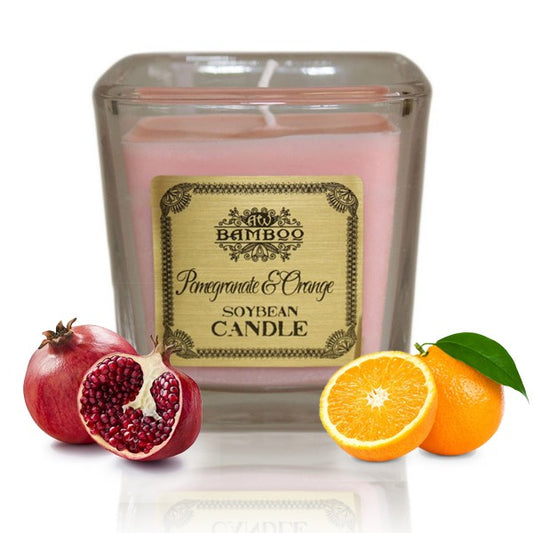 Soybean Jar Candle - Pomegranate & Orange