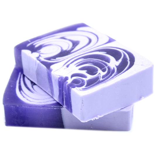 Handgemaakte Zeep - Lila - Plak 100g