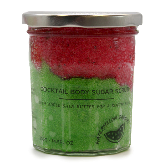 Geparfumeerde suiker bodyscrub - Watermeloen Daquiri 300g