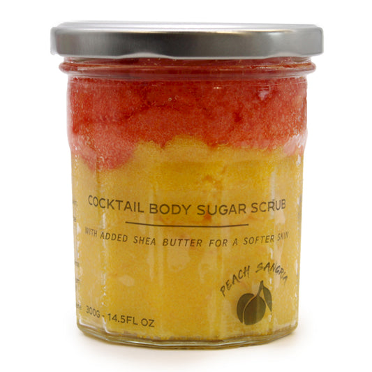 Geparfumeerde suiker bodyscrub - Perzik Sangria 300g