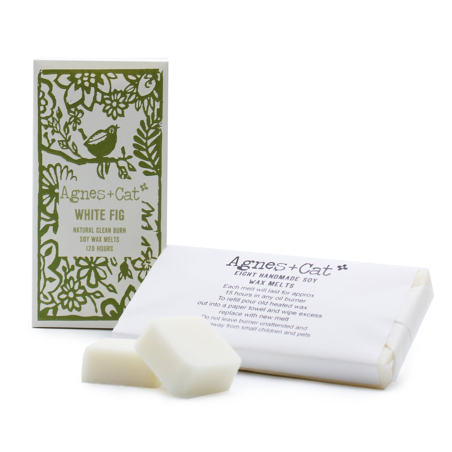 Doos met 8 Wax Melts - Wit Afb