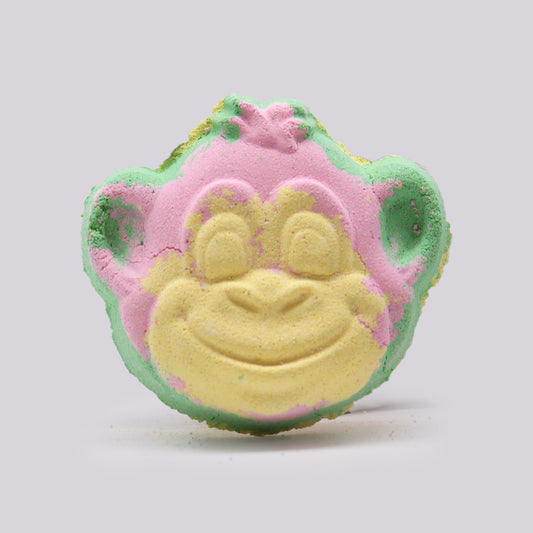 Monkey Bathbomb 90g - Guave &amp; Aardbei